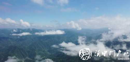 漢中出現(xiàn)了難得一見的云海景觀，仙氣十足